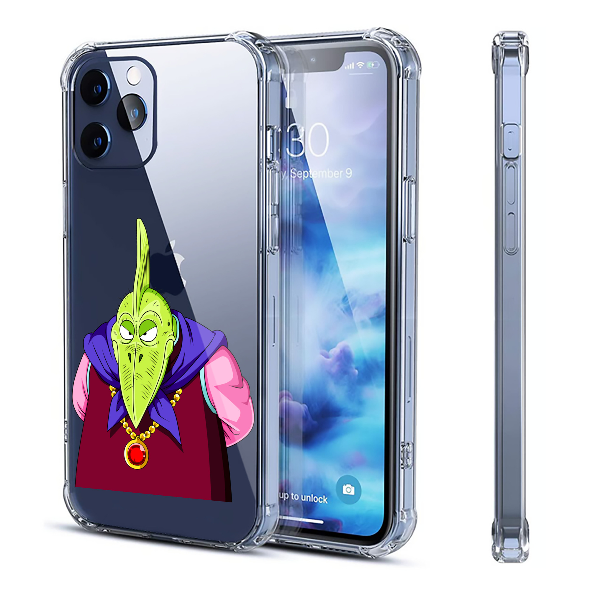 （画像用） ドラゴンボール DRAGON BALL 【iPhone 12シリーズ対応】透明スマホケース（クリアソフトケース）